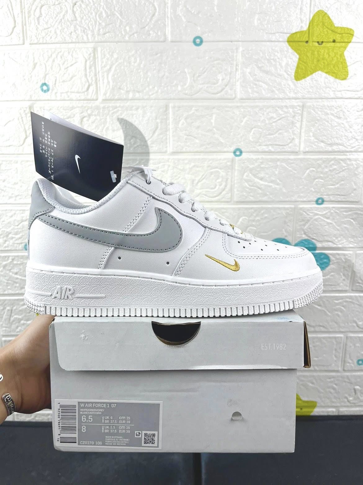 Nike Air Force 1 White Grey