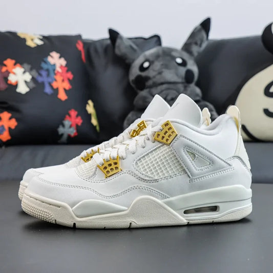 Nike Air Jordan 4 Retro 'Sail Metallic Gold'